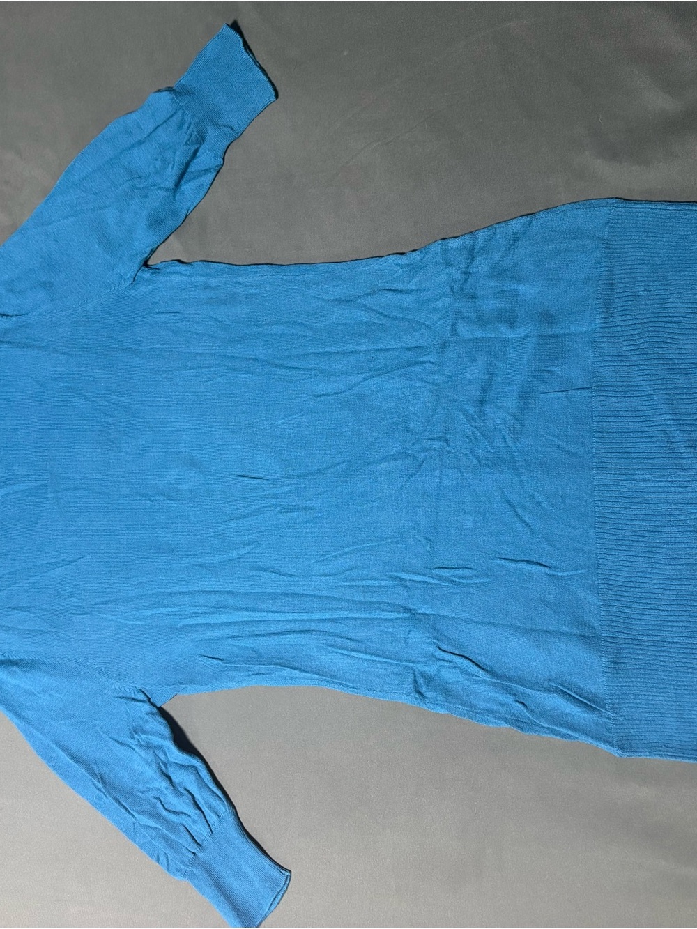 Kenneth Cole New York Vibrant Blue Long Sleeve Knit Top
